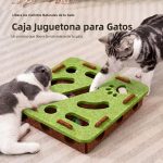 Juguete Interactivo para Gatos con Pelota y Tablero de Juego