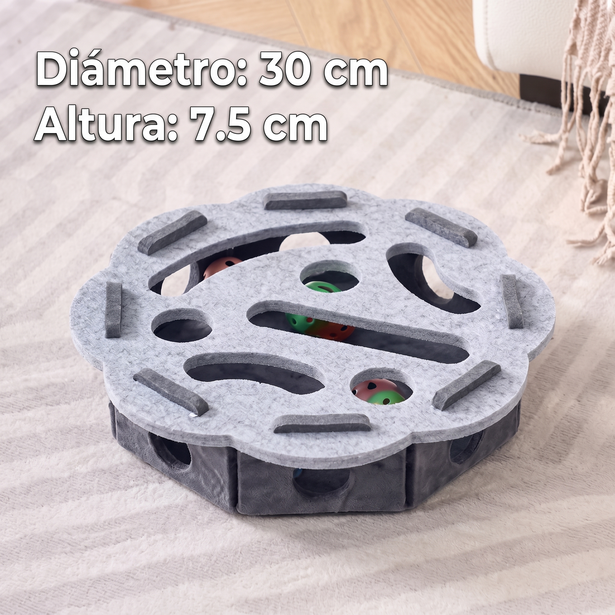 Juguete Interactivo para Gatos con Pelota y Tablero de Juego - Imagen 7