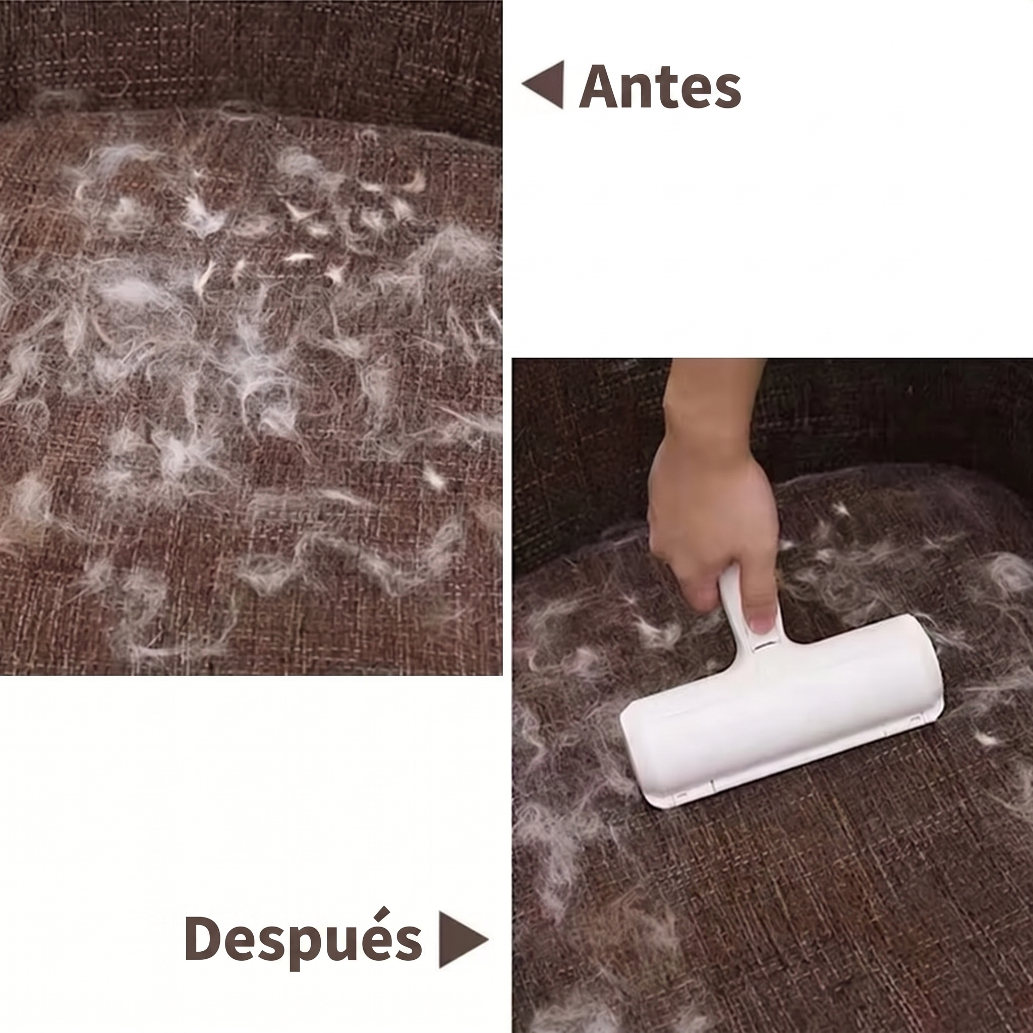 Rodillo Quitapelos Reutilizable para Mascotas con Base Autolimpiable - Imagen 4