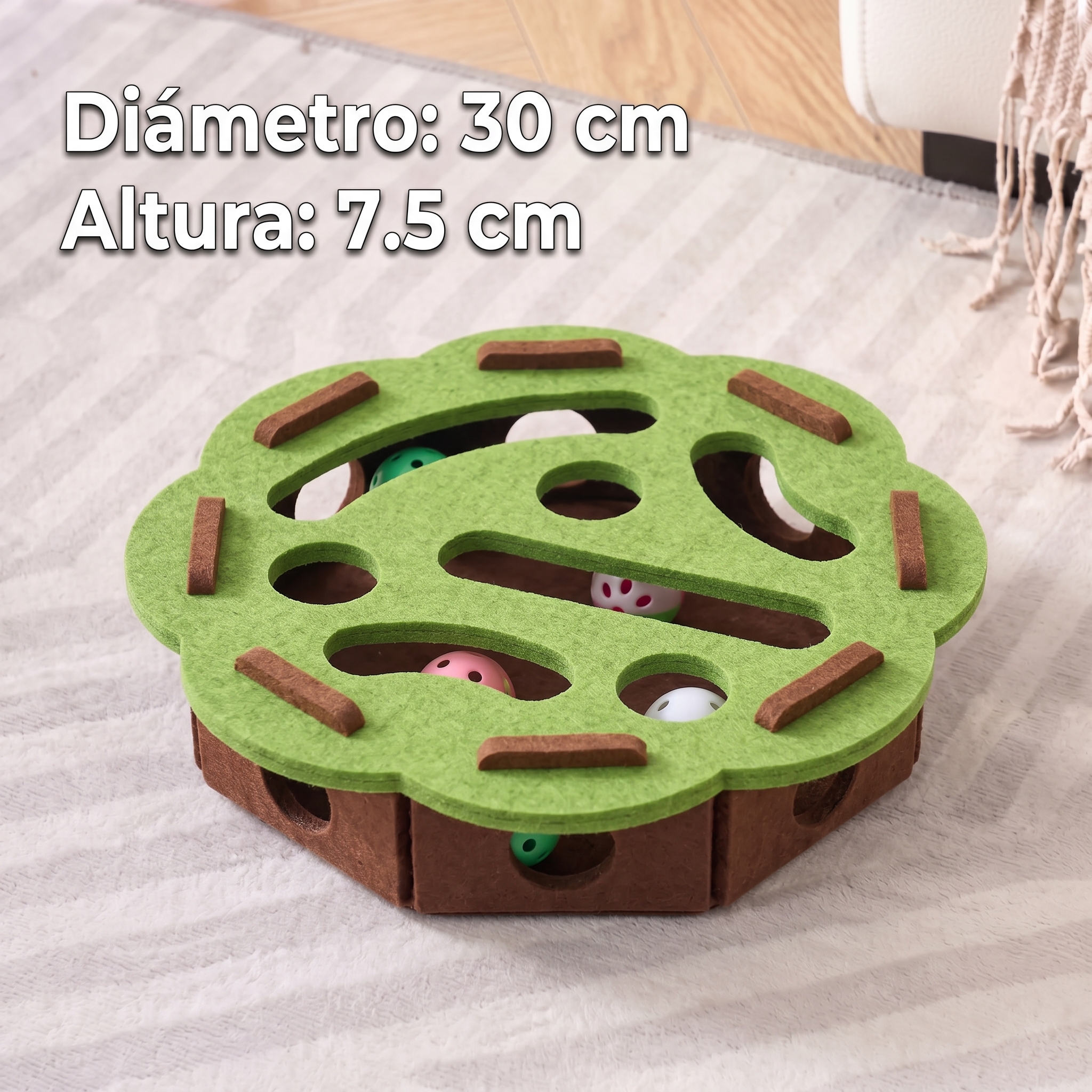 Juguete Interactivo para Gatos con Pelota y Tablero de Juego - Imagen 5