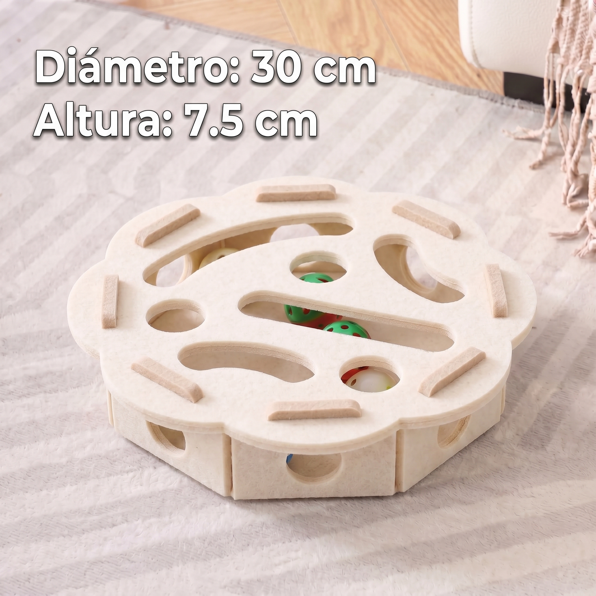 Juguete Interactivo para Gatos con Pelota y Tablero de Juego - Imagen 6