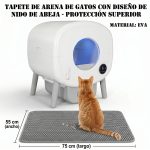 Alfombrilla Antiarena para Arenero de Gato – Doble Capa Impermeable y Lavable