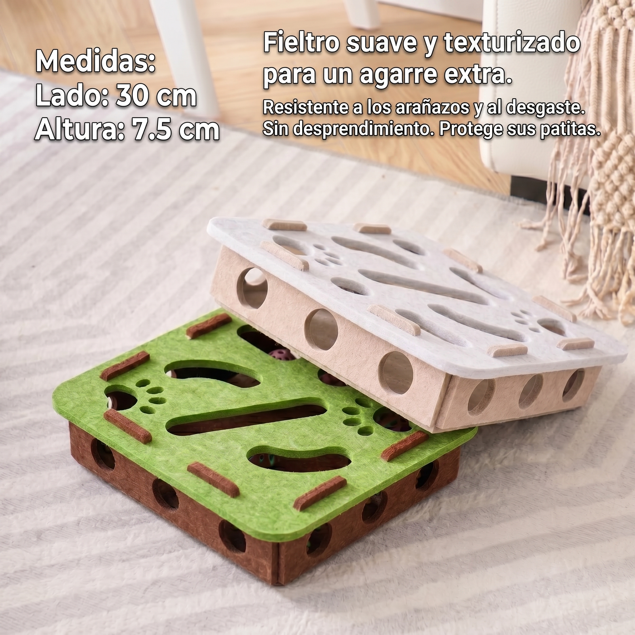 Juguete Interactivo para Gatos con Pelota y Tablero de Juego - Imagen 4