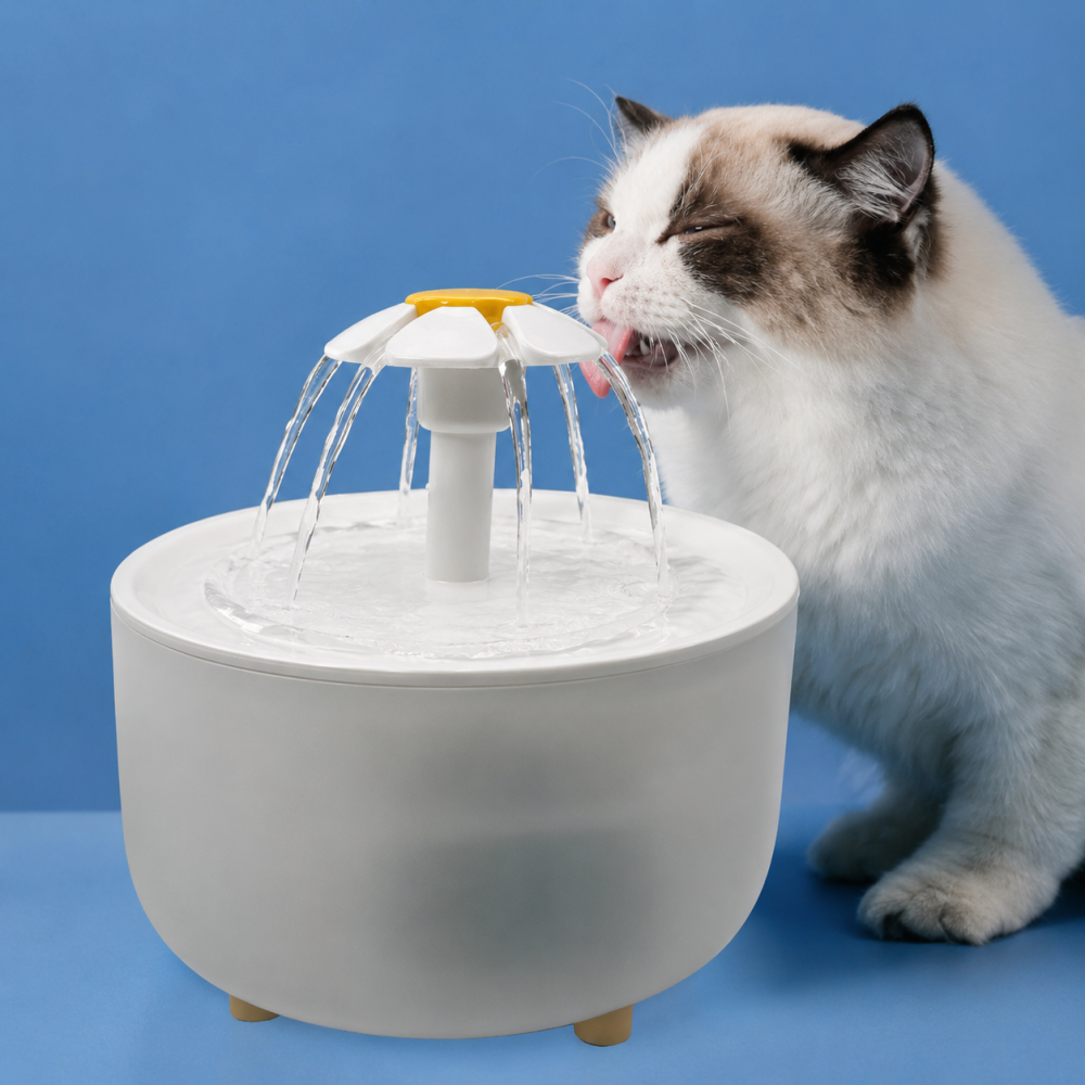 Fuente de Agua para Gatos 1,2L – Bebedero Automático con Recirculación
